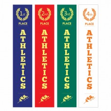 Buffalo Sports Pack of 4 Athletics Place Ribbons | 1st 2nd 3rd 4th